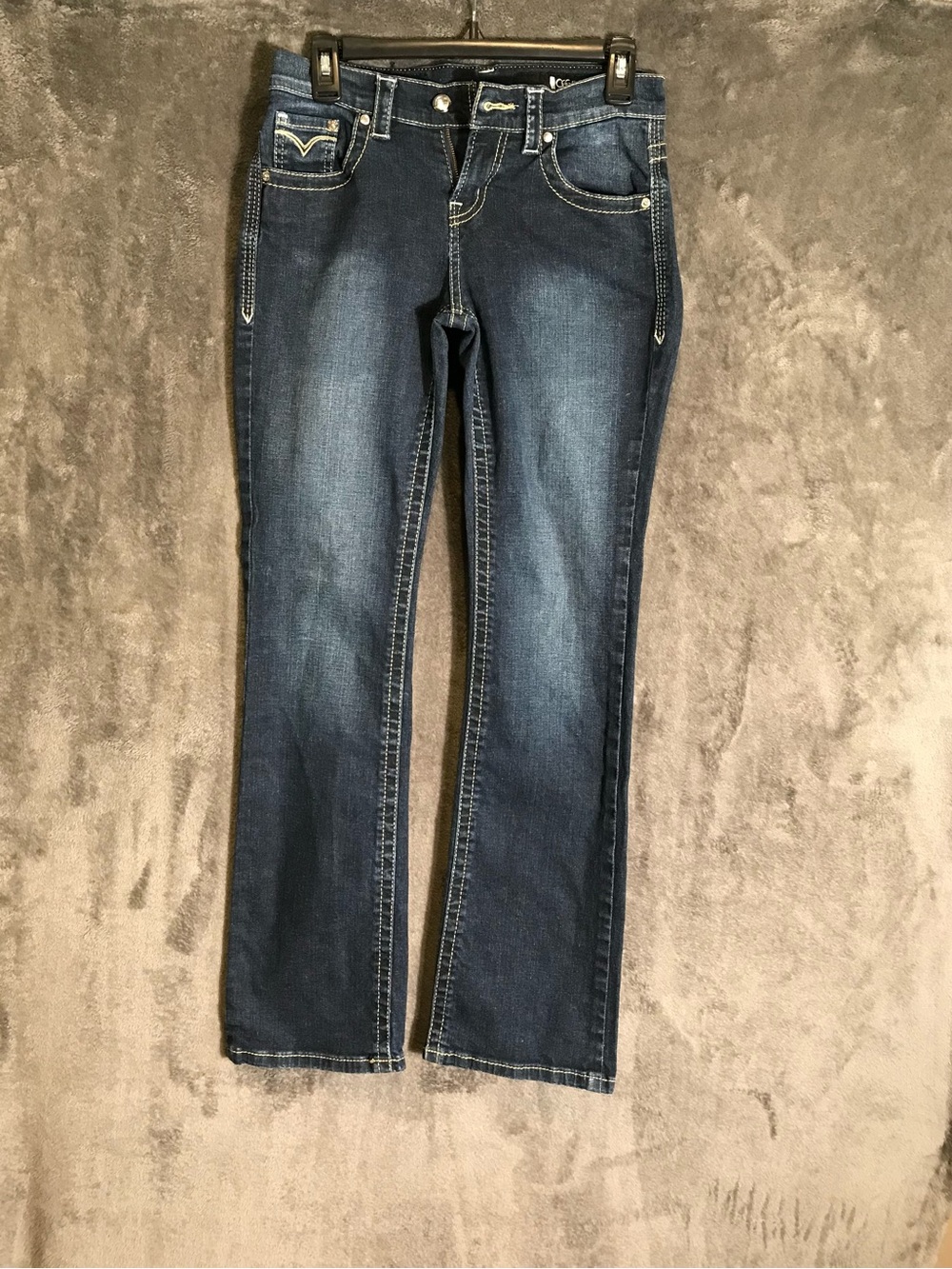OGGI Dark Wash Blue Women's Bootcut Jeans